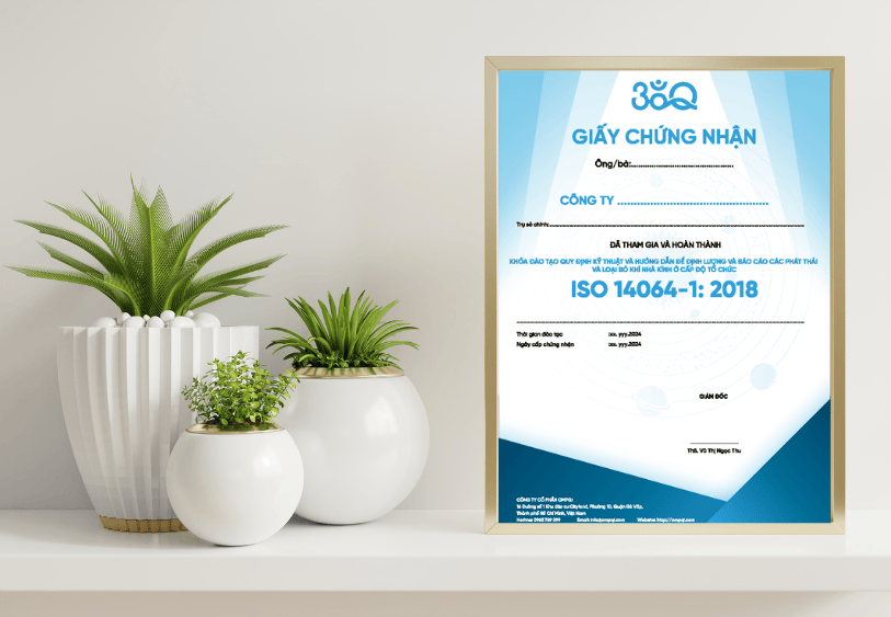 Đào tạo tiêu chuẩn ISO 14064 Kiểm kê khí nhà kính