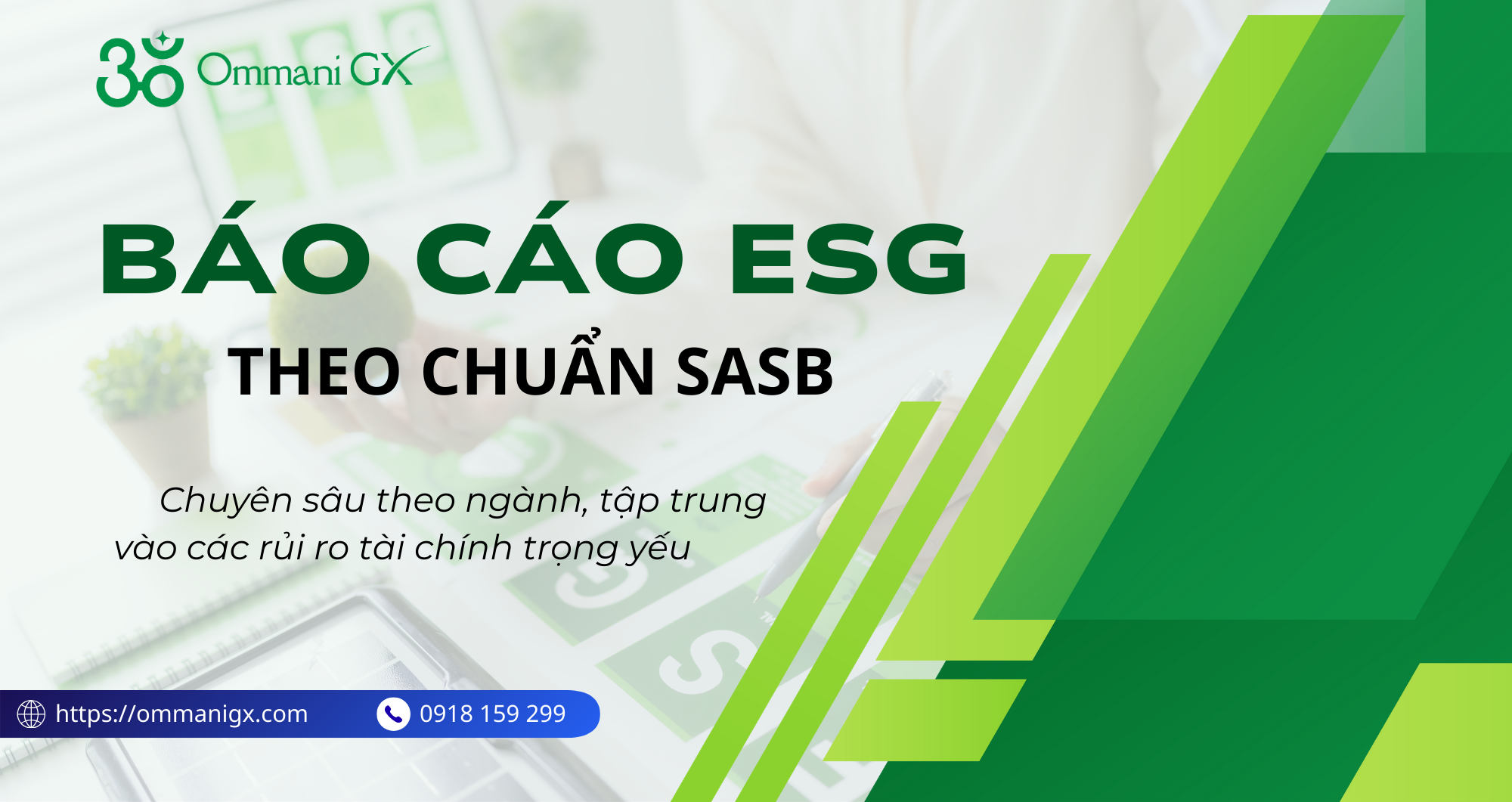 Báo cáo ESG theo chuẩn SASB: chuyên sâu theo ngành, tập trung cho tài chính và nhà đầu tư